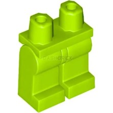 LEGO Minifigür Parçaları: Legs, Bacak, Ayak: 970C00 Lime - Fıstık Yeşili