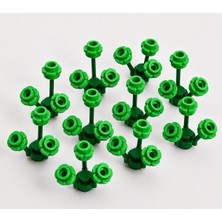 LEGO Orjinal Bitki Ağaç Parçaları: Çiçek: Flowers: 40 Parça Çiçek ve Bitki - 10 Adet Yeşil Bitki ve