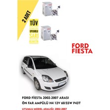 Bosch Ford Fiesta 2002-2007 Arası Ön Far Ampül Takımı 2 Adet