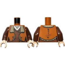 LEGO Minifigür Parçaları: Torso, Vücut, Gövde: 973PB4365C01