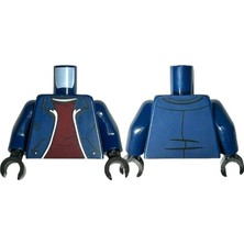 LEGO Minifigür Parçaları: Torso, Vücut, Gövde: 973PB4989C02 Harry Potter