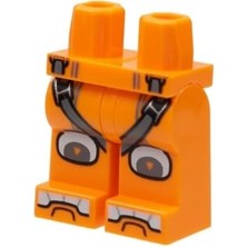 LEGO Minifigür Parçaları: Legs Decorated, Bacak, Ayak: 970C00PB1358