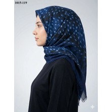 Dolce Cool Desenli Flamlı Pamuk Eşarp 1015-119