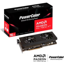 Outlet Powercolor RX7800XT 16G-P 16GB Gddr6 256BIT Gaming(Oyuncu) Ekran Kartı