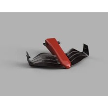 Belirtilmemiş Formula 1 Ön Kanat Tasarımlı Duvar Dekoru Yarış Temalı Aksesuar 1:4 Ölçek