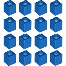 LEGO 50 Adet 1x1 Mavi Tuğla Duvar Parçası - 50 Piece 1x1 Blue Brick Parts