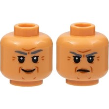 LEGO Minifigür Parçaları: Kafa: 3626PB3017