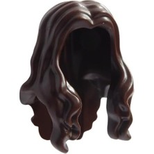 LEGO Minifigür Parçaları: Saç - Hair: Minifigürler Için Ortadan Ayrılmış Uzun ve Dalgalı Kadın Saç M