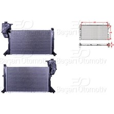 Mercedes-Benz Sprinter 1995-2006 Su Radyatörü Brazing mt 680X408X40 8MK376721431 Wisco