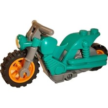 LEGO Orjinal Araçlar: Volanlı Motosiklet, Motorcycle Yeşil 75537PB02C01