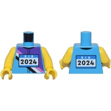 LEGO Minifigür Parçaları: Torso, Vücut, Gövde: 973PB5492C01