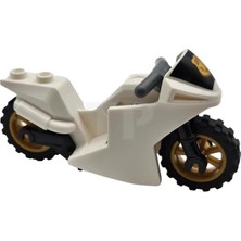 LEGO Orjinal Araçlar: Polis Motor'u, Motosiklet, Motorcycle Beyaz 18895C05PB01