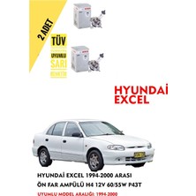 Bosch Hyundai Excel 1994-2000 Arası Ön Far Ampül Takımı 2 Adet