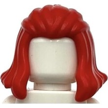 LEGO Minifigür Parçaları: Saç - Hair: Minifigürler Için Orta Uzunlukta Kulak Arkasına Taranmış Saç M