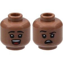 LEGO Minifigür Parçaları: Kafa: 3626PB2995