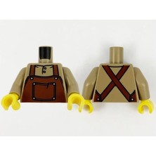 LEGO Minifigür Parçaları: Torso, Vücut, Gövde: 973PB4201C01