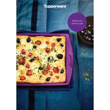 Tupperware Mor Silikon Pişirme Kabı Dikdörtgen Özel Seri
