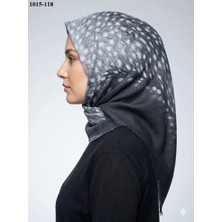 Dolce Cool Desenli Flamlı Pamuk Eşarp 1015-118