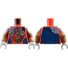 LEGO Minifigür Parçaları: Torso, Vücut, Gövde: 973PB5827C01