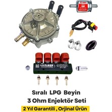 OEM Sıralı Lpg Beyin - Lpg Enjektör - Isı Sensörü - Lpg Filtre Set - Hediyeli