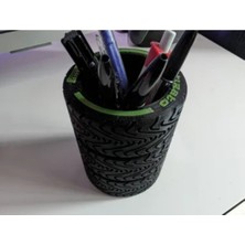Belirtilmemiş Formula 1 Lastik Tasarımlı Kalemlik Dekoratif ve Fonksiyonel Ürün 15CM