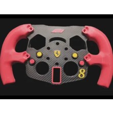 Belirtilmemiş Formula 1 Ferrari Tasarımlı Özel Direksiyon G29 G920 G923 Uyumlu