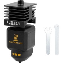 Masitte Bambulab P2S/X2D Standart Model Çıkarılabilir Sertleştirilmiş Çelik Hotend 0,8 mm (Silikon Kılıf Dahil)