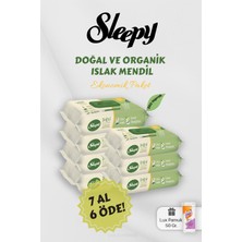 Renas Store Sleepy Organik Islak Mendil 7 Al 6 Öde Hediyeli
