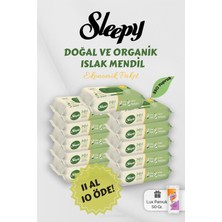 Renas Store Sleepy Organik Islak Mendil 11 Al 10 Öde Hediyeli