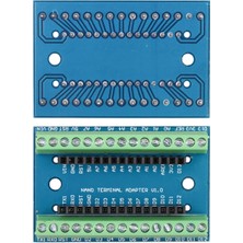 TeknoKapsül Arduino Nano Terminal Adapter V1.0 (Klemens Genişletme Modülü)
