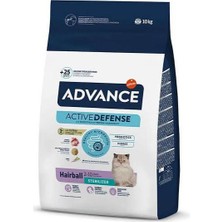 TeknoKapsül Tüy Yumağı Önleyici Hindi Etli Kısır Kedi Maması 10 kg (Hairball Actıve Defense Advance)