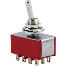 TeknoKapsül IC-148C On-On Ø6mm 12P Toggle Switch MTS-402