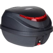 Empressco Rexx Motosiklet Arka Çanta 32LT Siyah Topcase Kaliteli