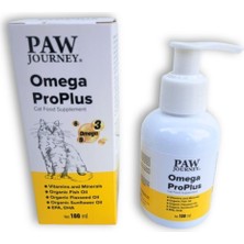 TeknoKapsül Omega Proplus Tüy ve Deri Sağlığı Destekleyici Kedi Maması Takviyesi