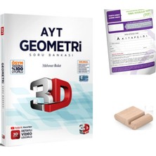 3D Yayınları Ayt Geometri Soru Bankası - Yks 2027 + Telefon Tutucu + Tyt Deneme