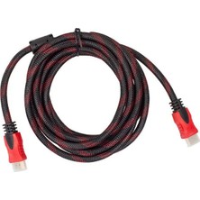 TeknoKapsül PM-8800 3 Metre Yüksek Hızlı 1.4V HDMI Kablosu 1080P-4K-3D Dayanıklı Örgülü Dış Kılıf