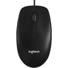TeknoKapsül Logitech M100 1000DPI USB Kablolu Mouse Siyah 910-006652