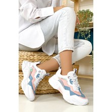 Dark Seer Kadın Mavi Beyaz Sneaker Spor Ayakkabı 2026 - DS.PMD239K2110