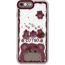 TeknoKapsül Apple iPhone 7 Kılıf Sweet Desenli Silikon Kapak - Pembe
