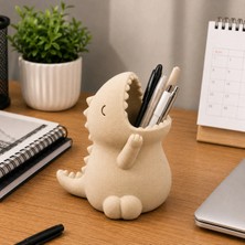 Printech3d Dinozor Figürlü Kalemlik – Çocuk Odası Masaüstü Kalemlik ve Kırtasiye Düzenleyici – 12X12 cm