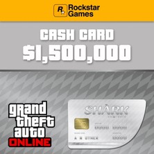 Grand Theft Auto Online - $1,500,000 Great White Shark Cash Card Pc - Rockstar