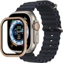 TeknoKapsül Apple Watch Ultra 49MM Alüminyum Kasa Cam Ekran Koruyucu - Yıldız Işığı