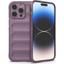 TeknoKapsül Apple iPhone 15 Pro Max Kılıf Optimum Silikon - Mor