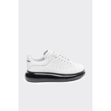 Derinet Yüksek Taban Hakiki Deri Erkek Sneaker