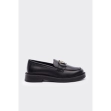 Derinet V Tokalı Hakiki Deri Kadın Loafer