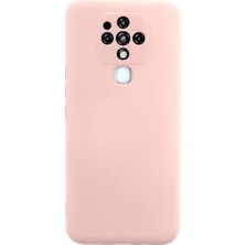 TeknoKapsül Tecno Camon 16 Kılıf Nano Içi Kadife Silikon - Pudra