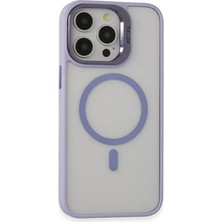 TeknoKapsül Joko Apple iPhone 15 Pro Max Kılıf Roblox Lens Magsafe Standlı Kapak - Lila