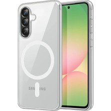 TeknoKapsül Samsung Galaxy A57 5g Combo Sert Şeffaf Magsafe Kapak - Şeffaf