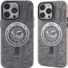 TeknoKapsül Apple iPhone 14 Pro Max Kılıf Apollo Magneticsafe Desenli Kapak - Apollo Siyah - 1