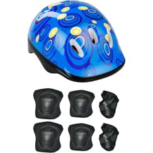 Empressco Çocuk Kask,dizlik,dirseklik ve Bileklik Set Bisiklet Scooter ve Paten Güvenlik Seti (3-12YAŞ)